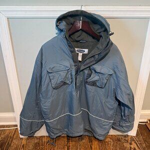 VINTAGE Old Navy Pullover Jacket Pipemaster Fleece-Lined Men Large Oversized Y2K